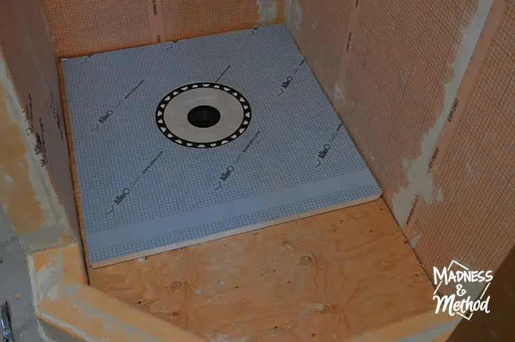foam shower pan