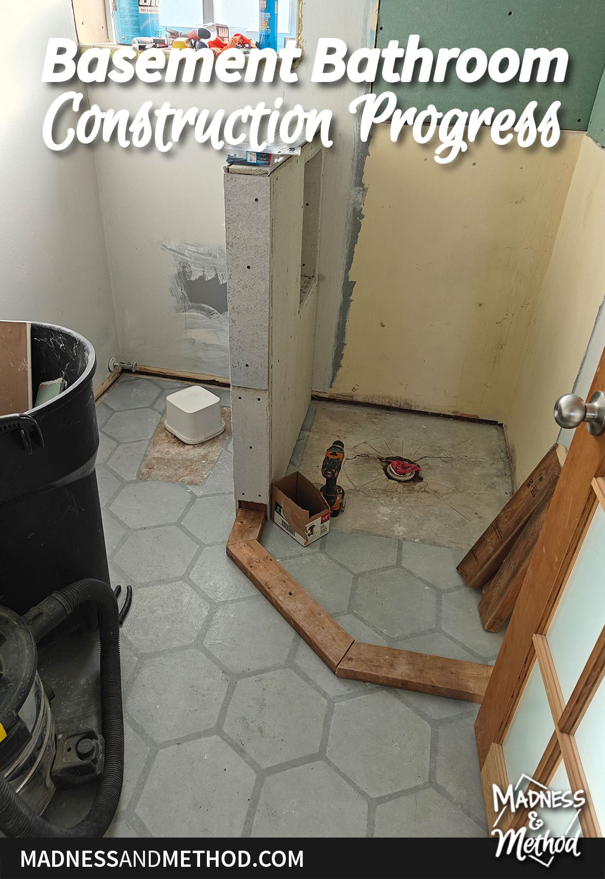 framing basement bathroom construction 