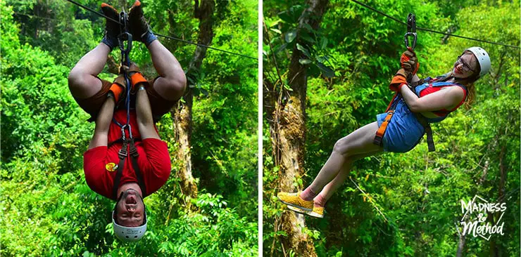 ziplining in costa rica