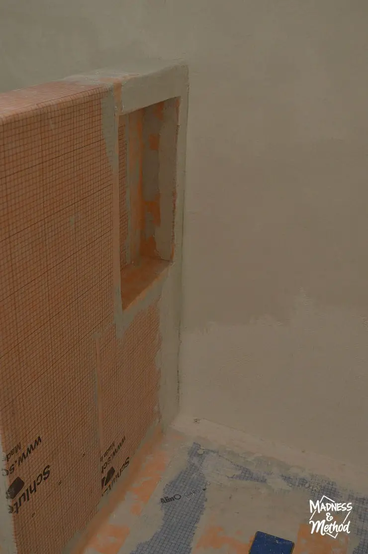 microcement shower stall