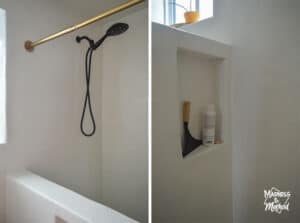 microcement shower stall