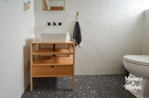 ikea nightstand as bathroom vanity