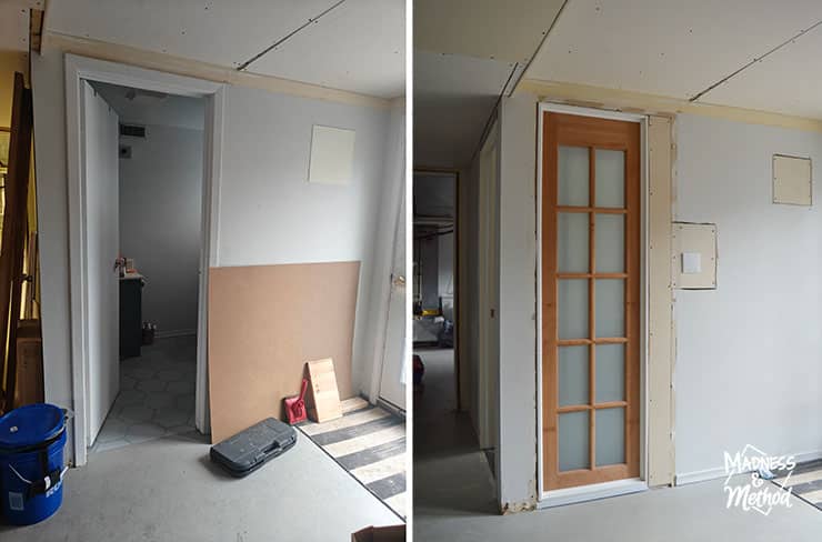 bathroom window wall
