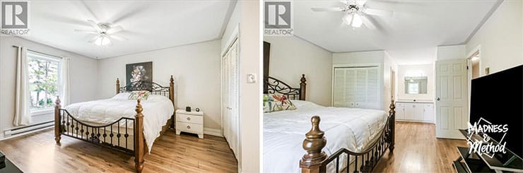 largest bedroom at camp home