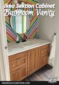 ikea sektion cabinet bathroom vanity