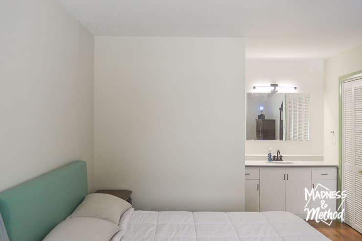 removing bedroom closet