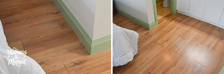 repaired laminate floors