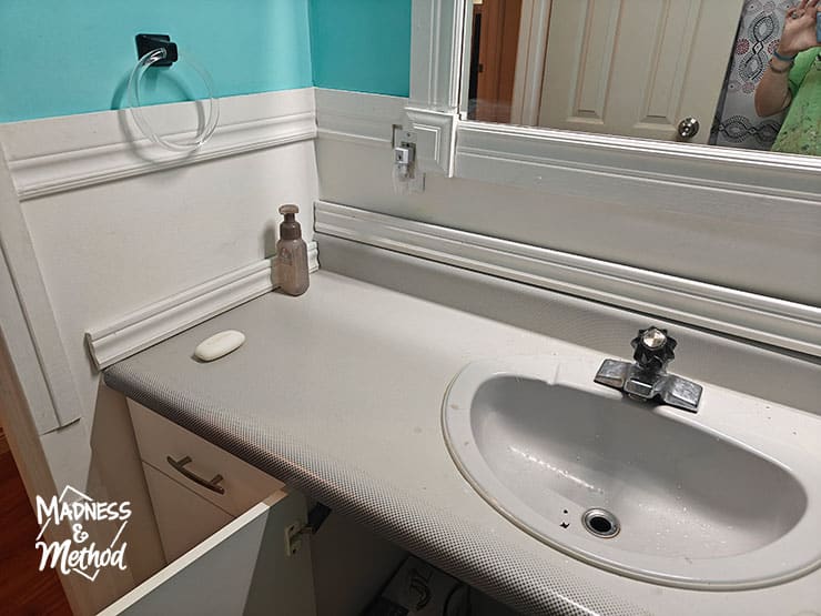 original bathroom sink grey