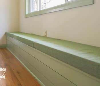 long green bench DIY