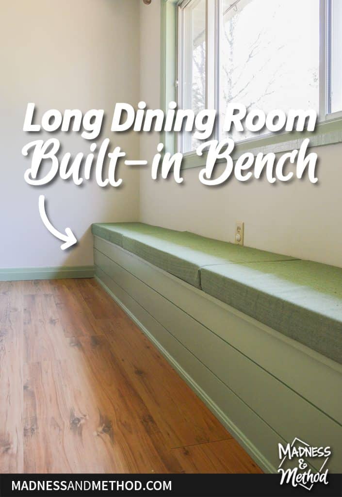 long dining room bench