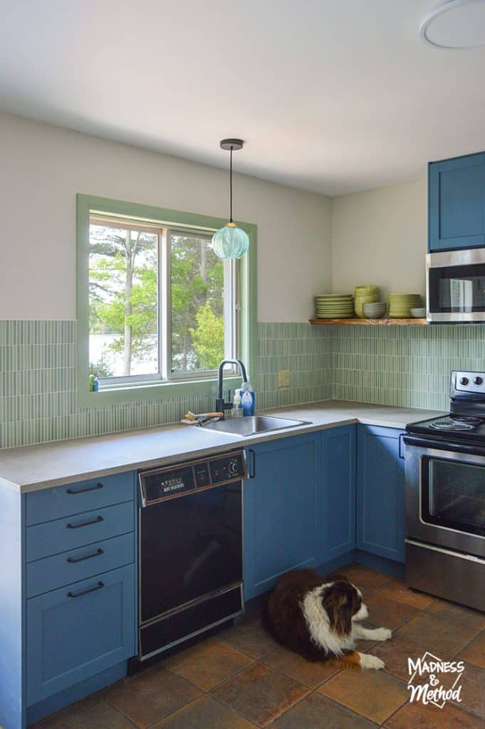 half backsplash kitchen
