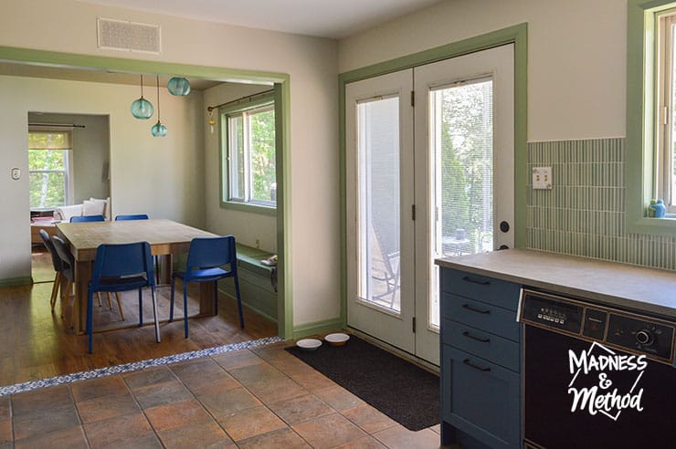 open kitchen dining room