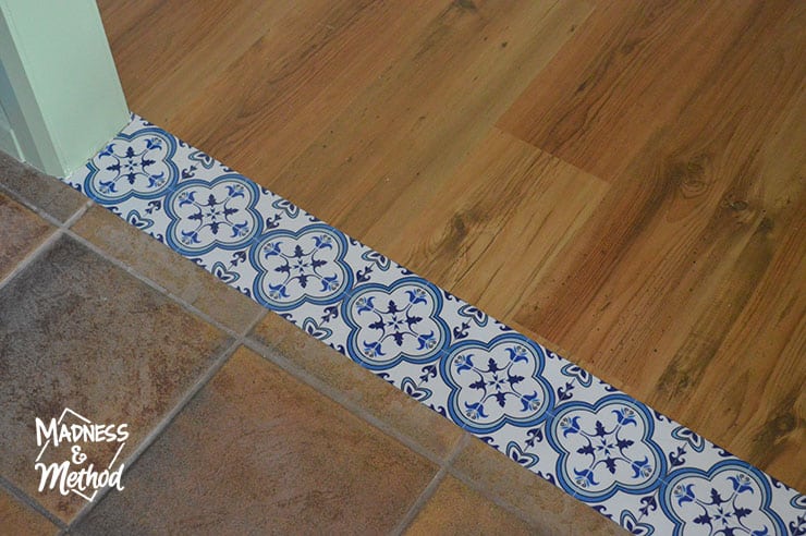 stick on tiles on floor