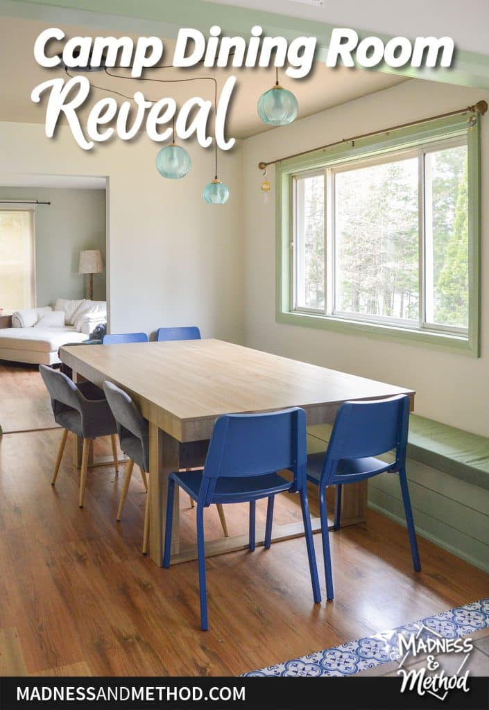 camp dining room reveal photo